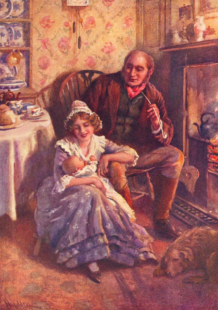John ve Nokta Peerybingle by Harold Copping