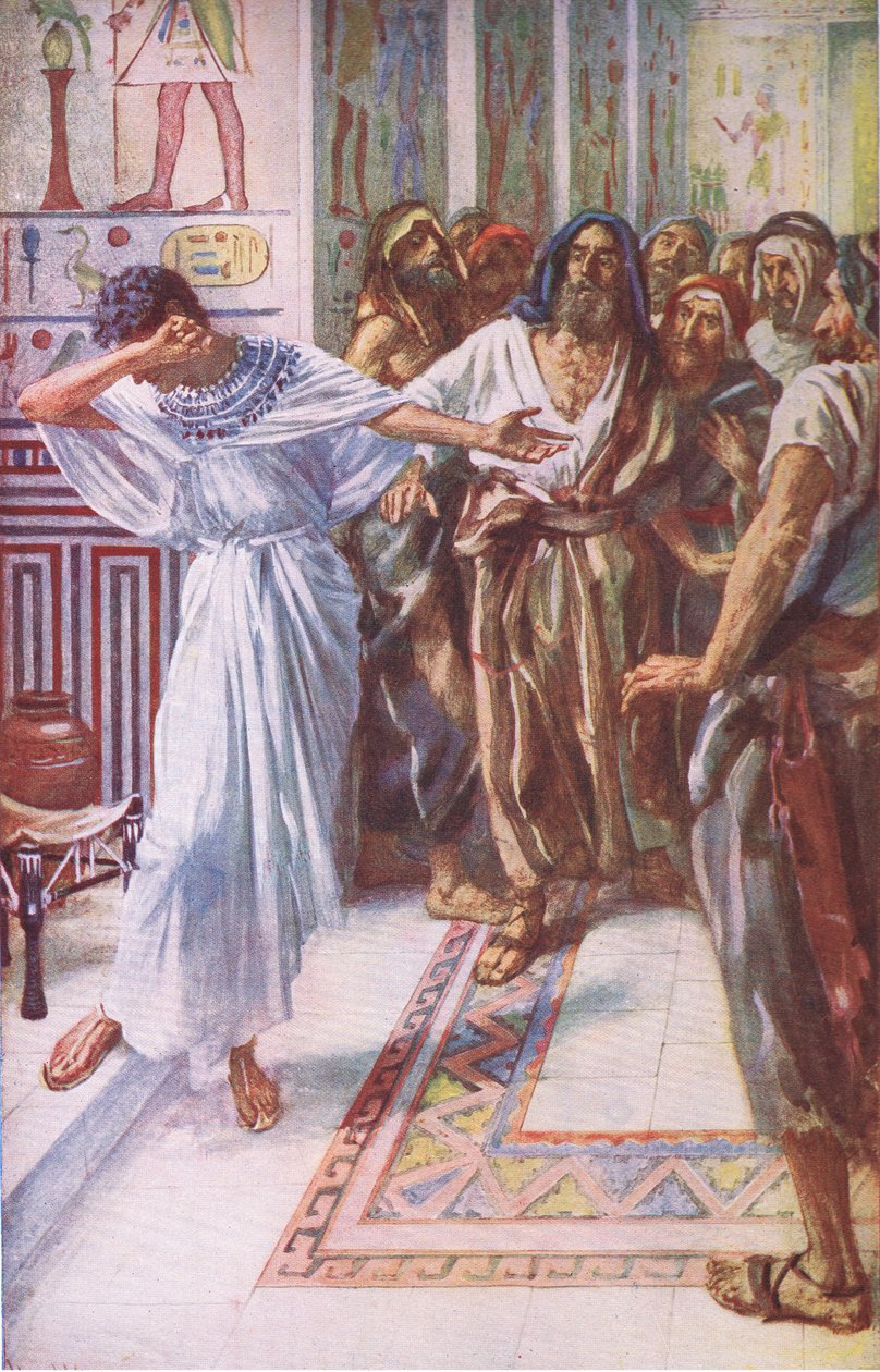 Kardeşleri tarafından bilinen Yusuflar, Taç Dizisini Öğreten Resimlerden bir örnek, 1920 by Harold Copping