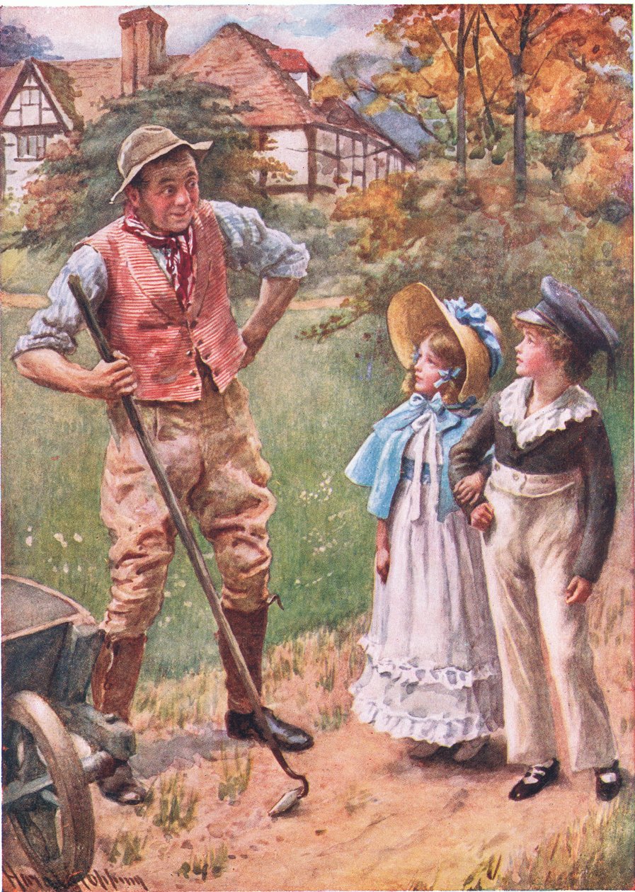 Bay ve Bayan Harry Walmers ve Cobbs, B.W. mat by Harold Copping