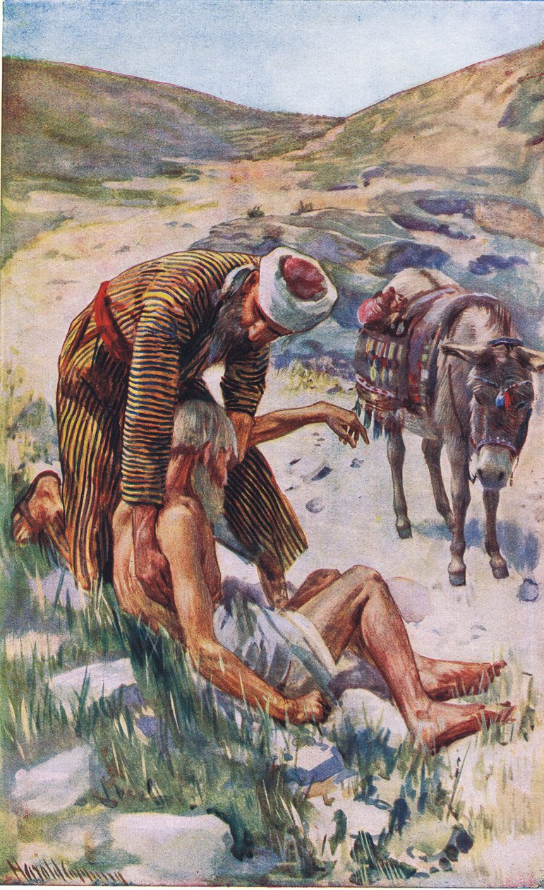İyi Samaritan, Harold Copping Pictures