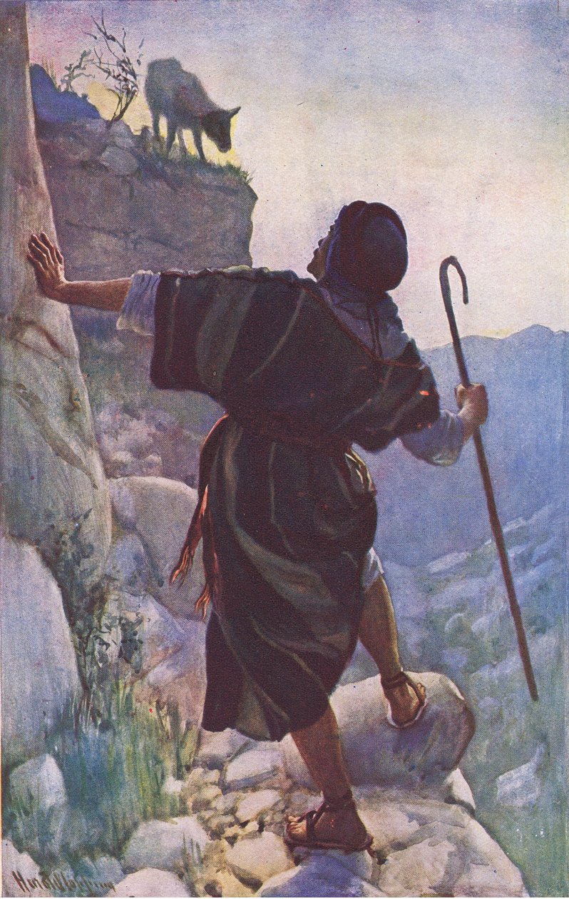 Kayıp koyun, Harold Copping Pictures