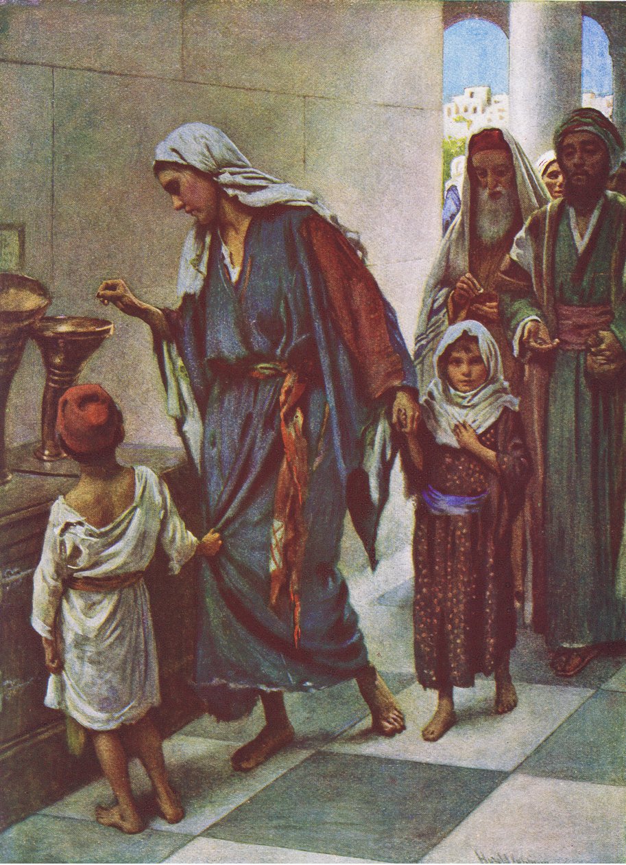Zavallı kadının hediyesi, Harold Copping Pictures
