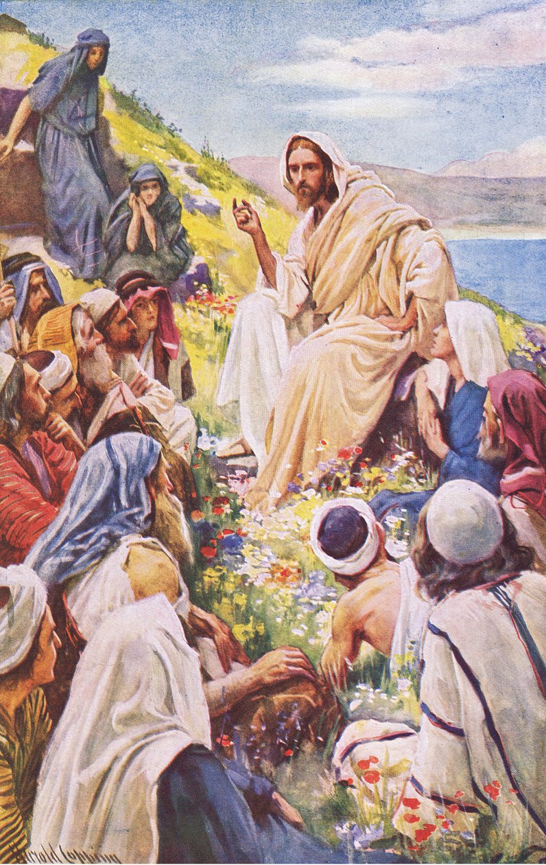 Dağdaki vaaz, Harold Copping Pictures