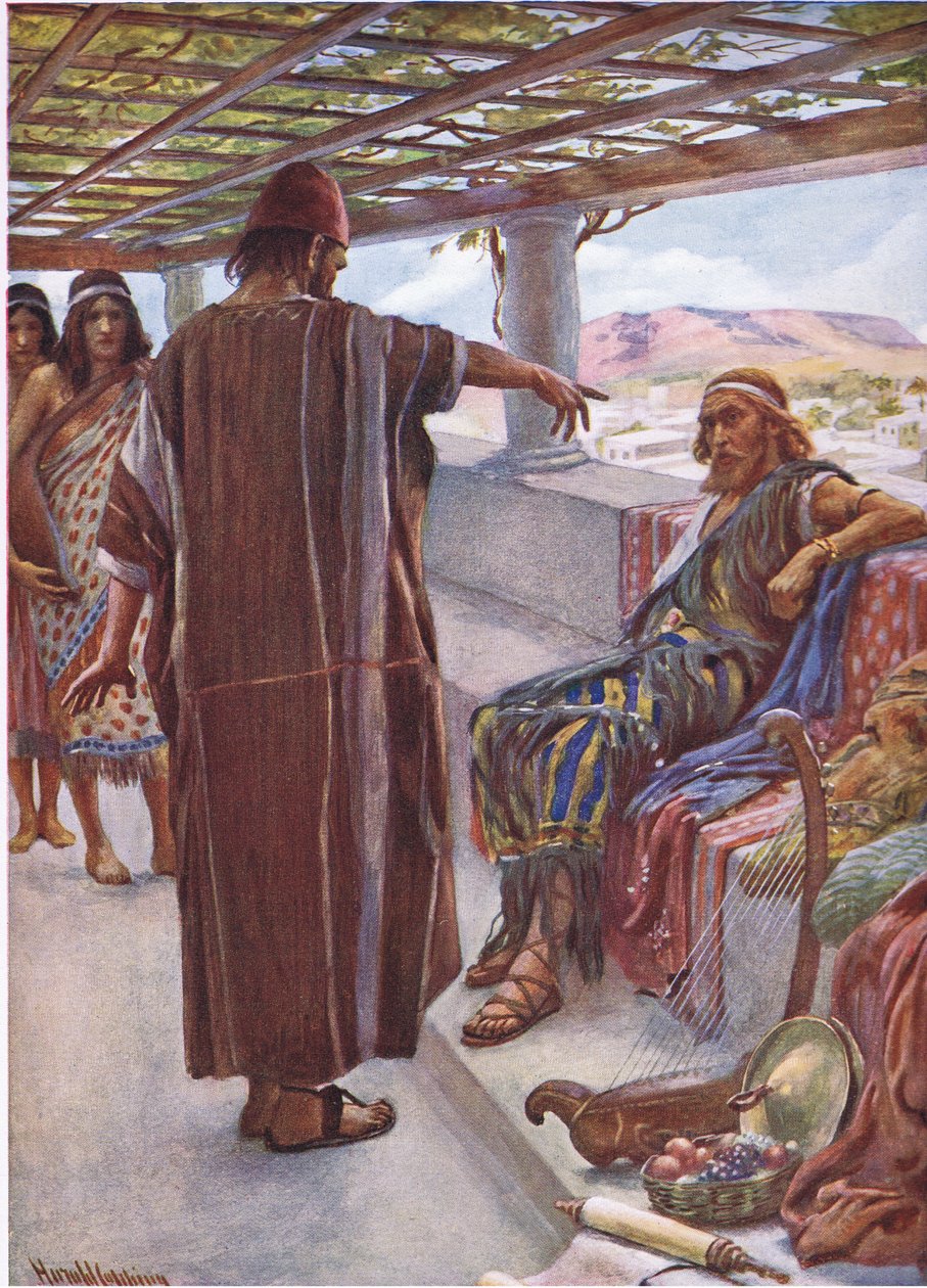 Sen adamsın, Taç Serisini Öğreten Resimlerden bir örnek, 1920 by Harold Copping