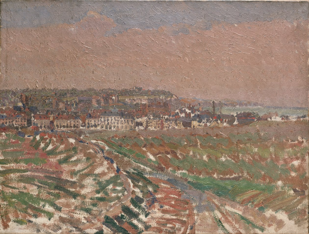 Batıdan Dieppe, 1910-1911 by Harold Gilman