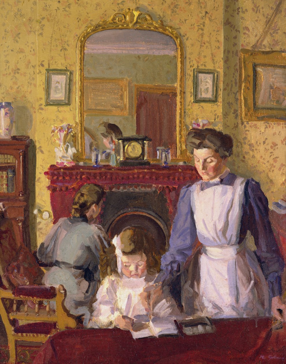 Kreşte, Snargate Rectory by Harold Gilman