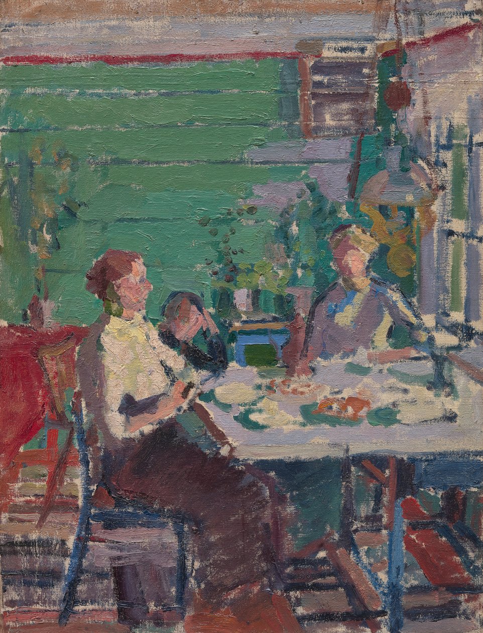 İç Sahne, Muhtemelen Norveç'te by Harold Gilman