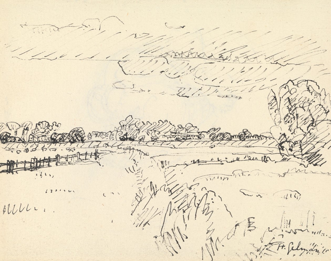 Romney Bataklığı by Harold Gilman
