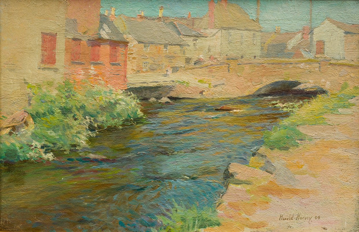 Newlyn Köprüsü by Harold Harvey