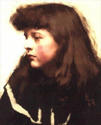 Bir Kızın Portresi by Harold Harvey