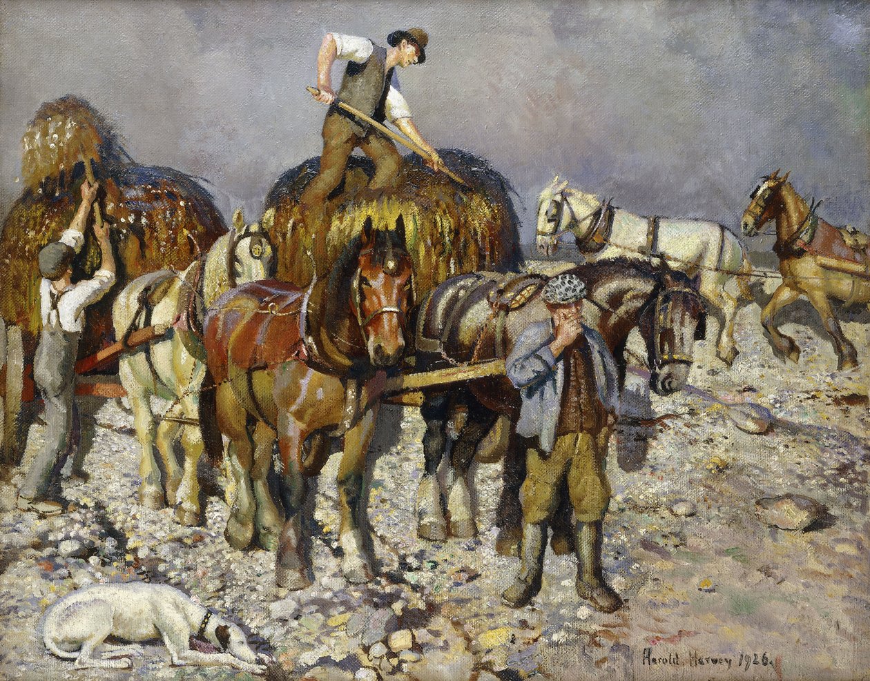 Yosun Toplayıcılar by Harold Harvey