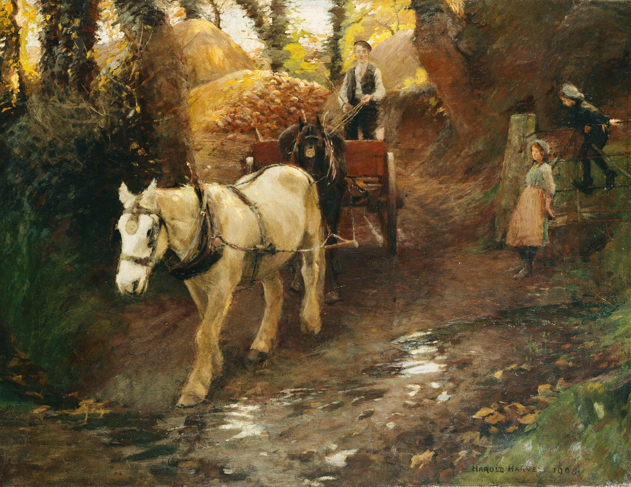 Çiftlik Kapısı by Harold Harvey