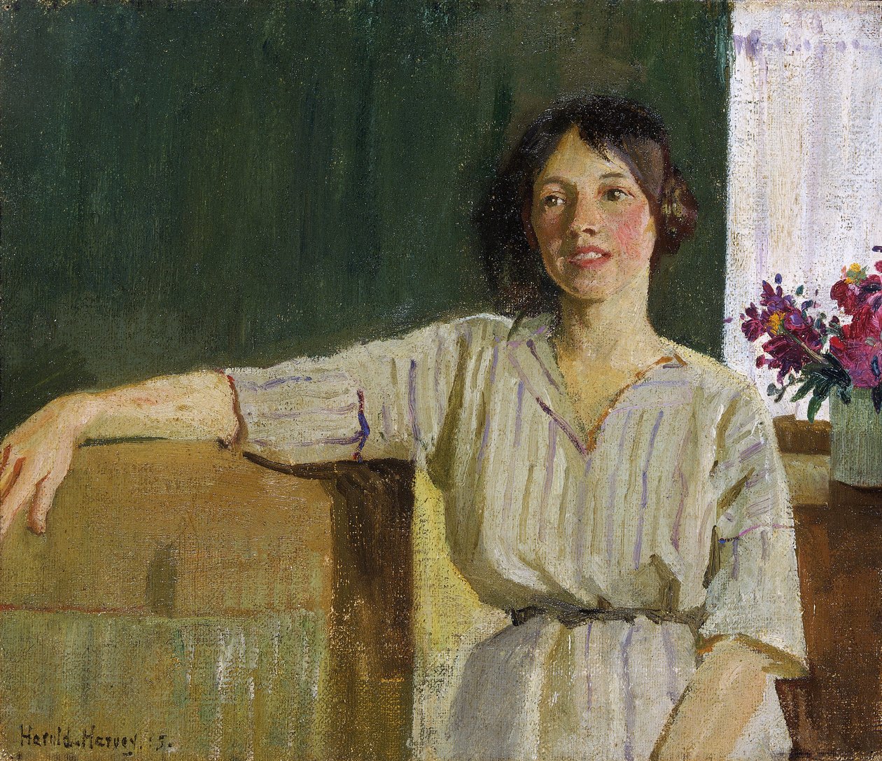 Sanatçının modeli, Newlyn by Harold Harvey