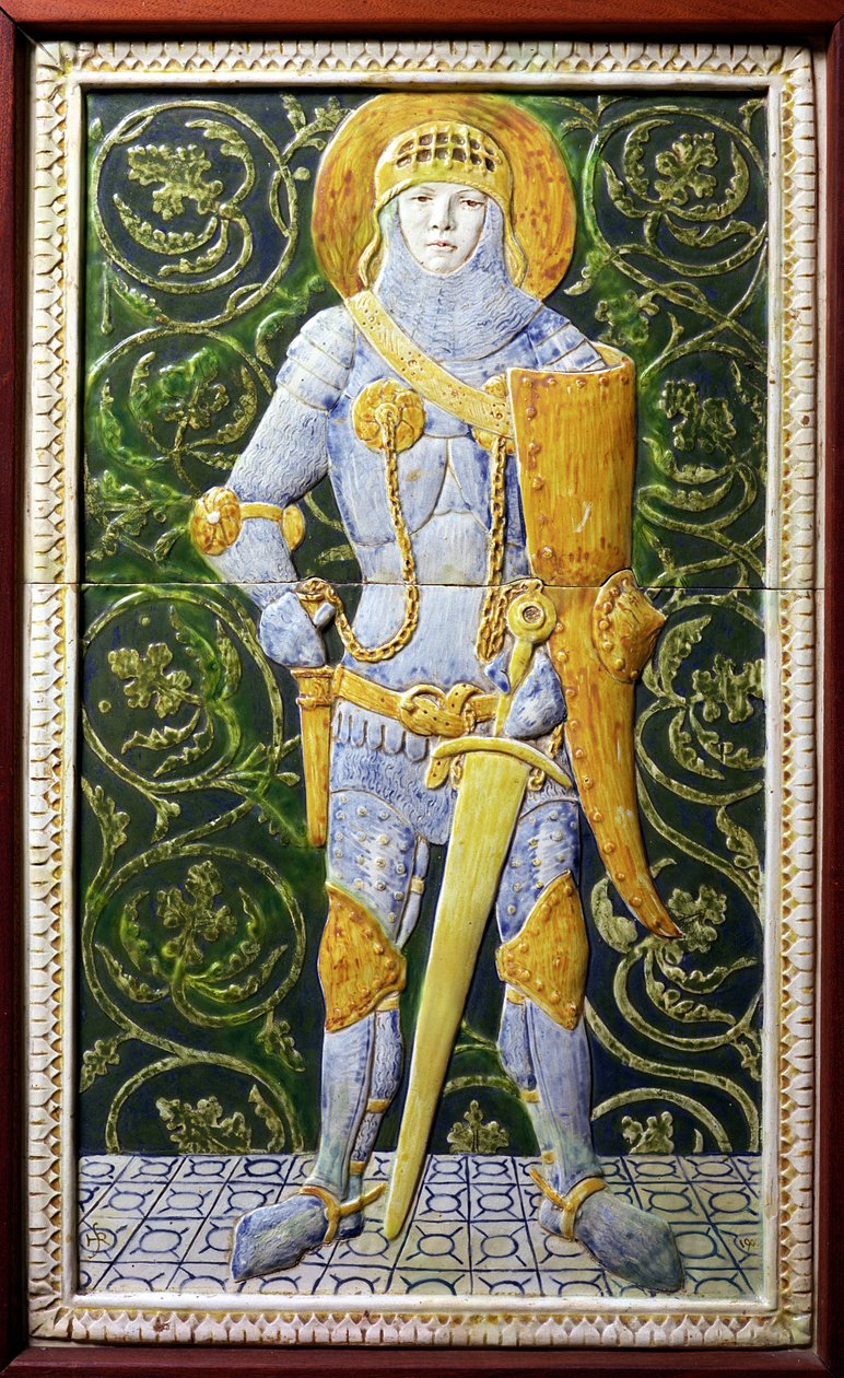 Gideon, Della Robbia Çömlekçiliği, c.1900 (seramik) by Harold Steward Rathbone