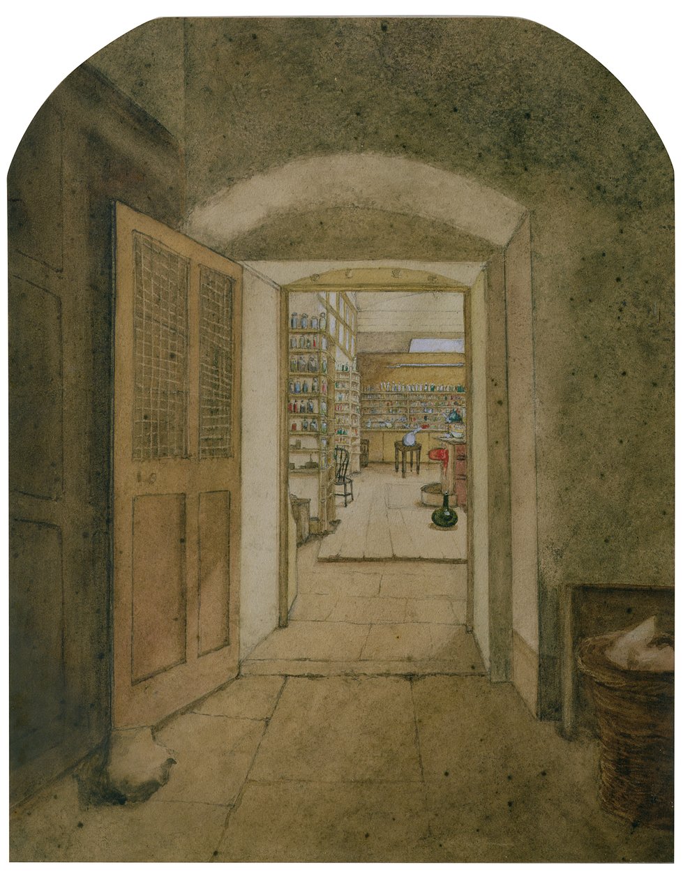 Karanlık Odadan bakıldığında Büyük Laboratuvar, 1860 by Harriet Jane Moore