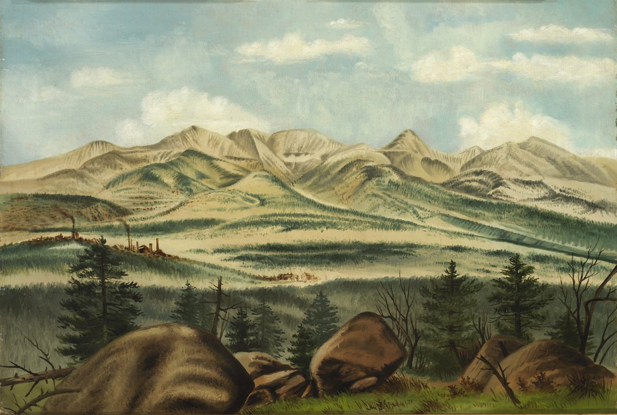 Leadville, Colorado, yak. 1880. by Harriet A. Harris