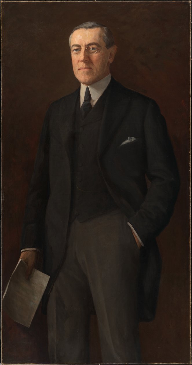Woodrow Wilson, 1919. by Harriet Anderson Stubbs Murphy