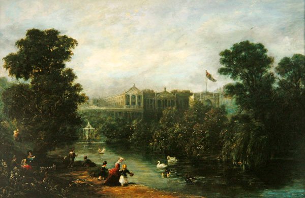 Kraliçe Victoria ve Çocuğu (tuval üzerine yağlı boya) by Harriet Arnold