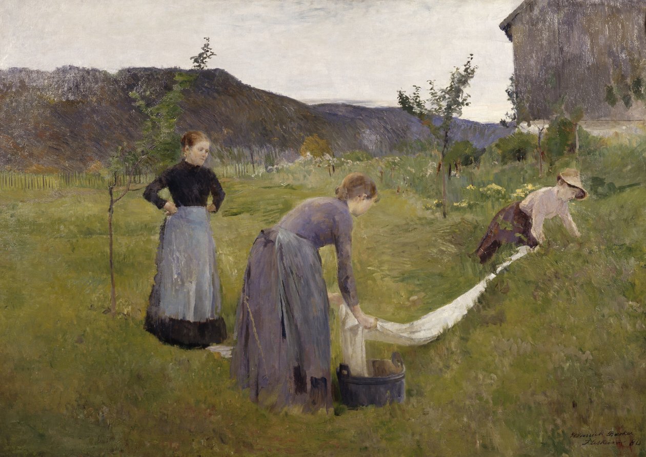 ağartma keten by Harriet Backer