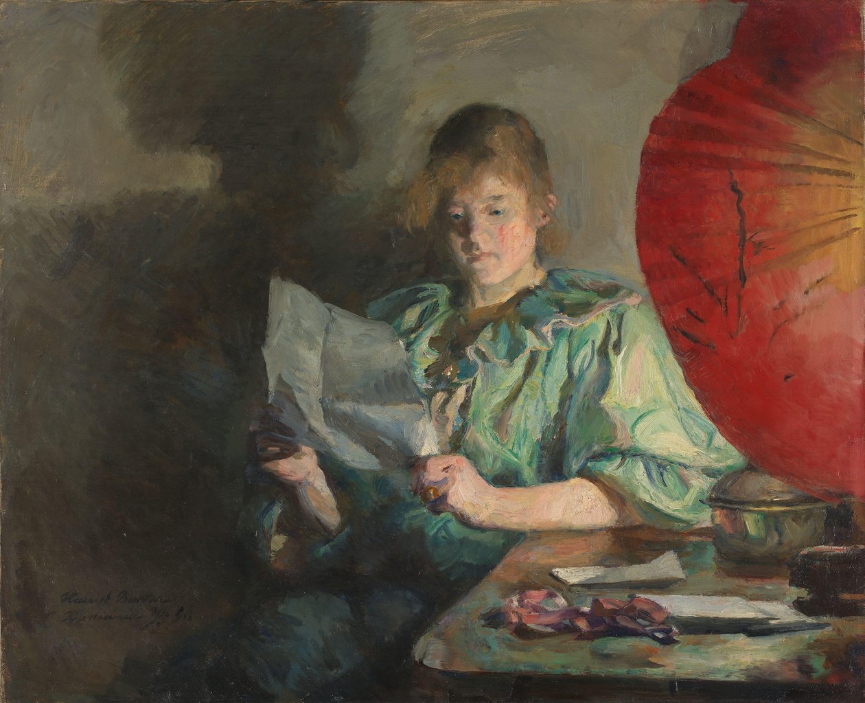 Akşam, İç Mekan by Harriet Backer