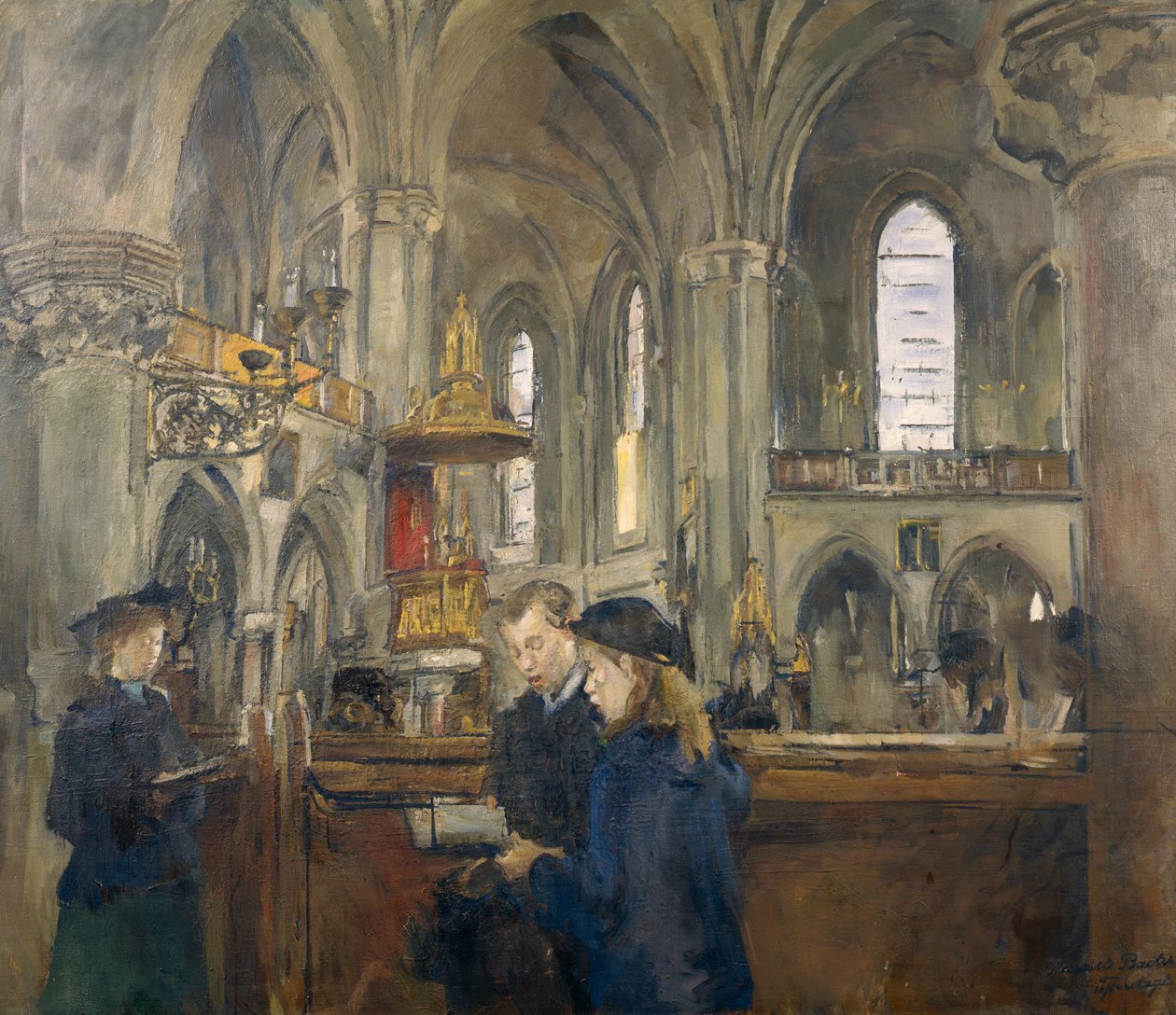Trinity Kilisesi#39;nden by Harriet Backer