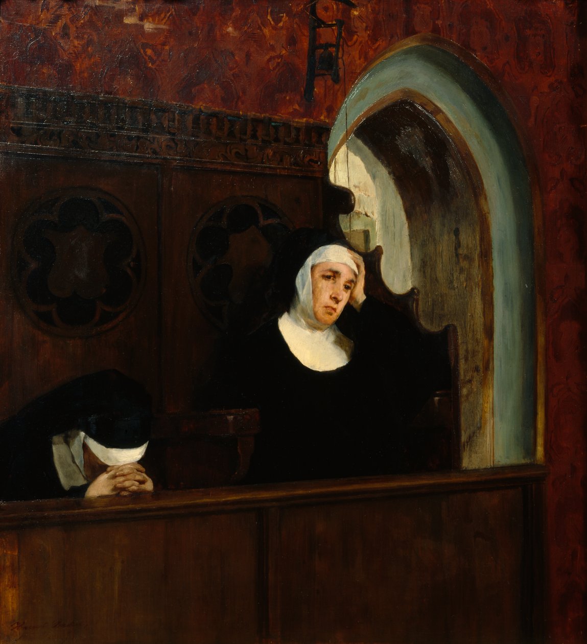Manastır Kilisesi#39;nde by Harriet Backer