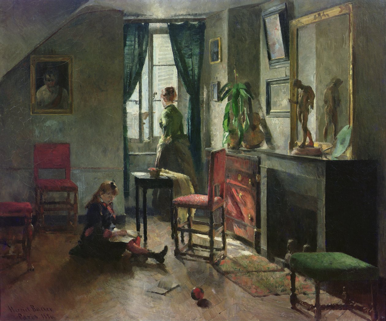 Figürlü İç Mekan by Harriet Backer