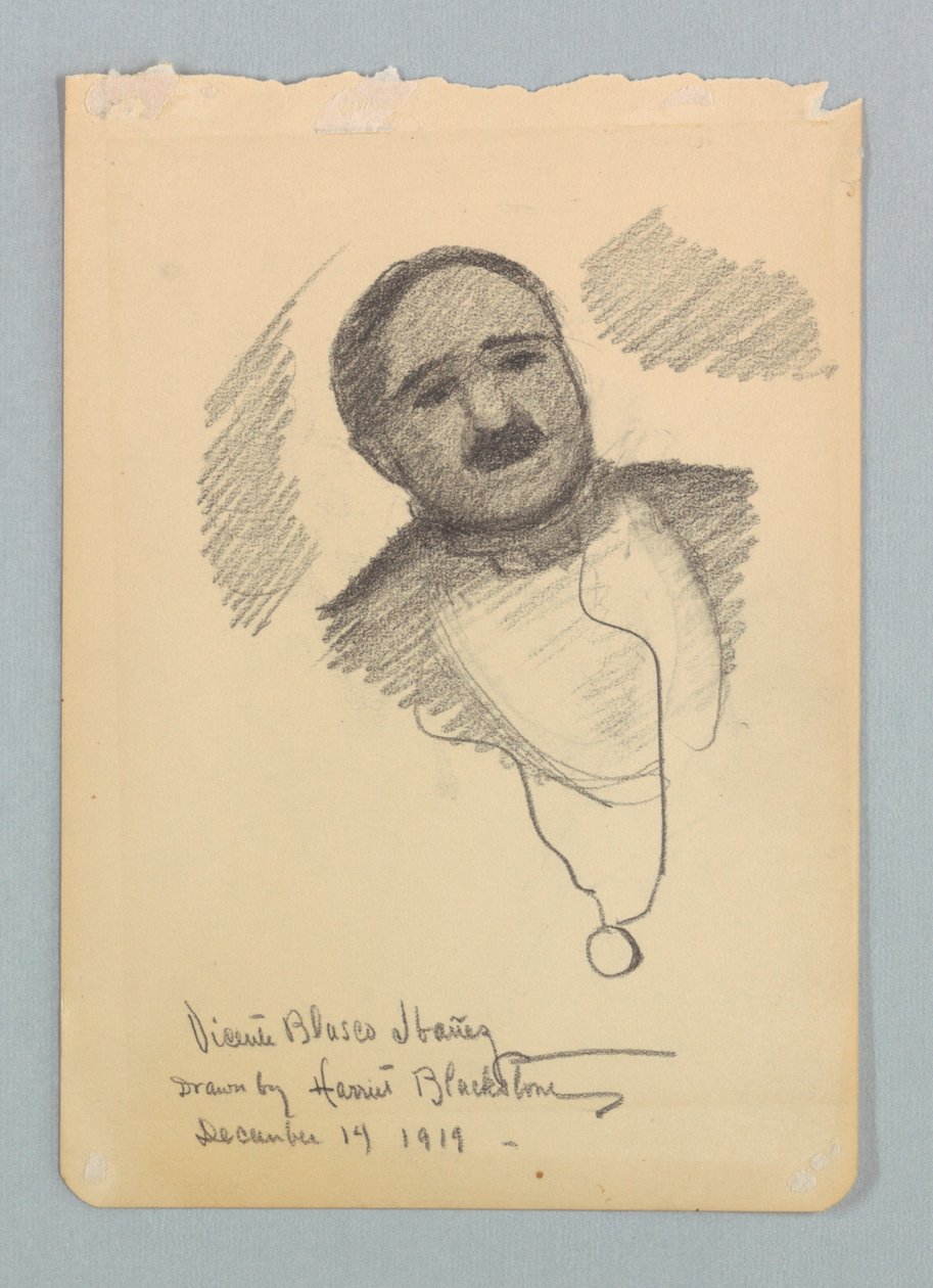 Portre çalışması, Vicente Blasco Ibañez by Harriet Blackstone