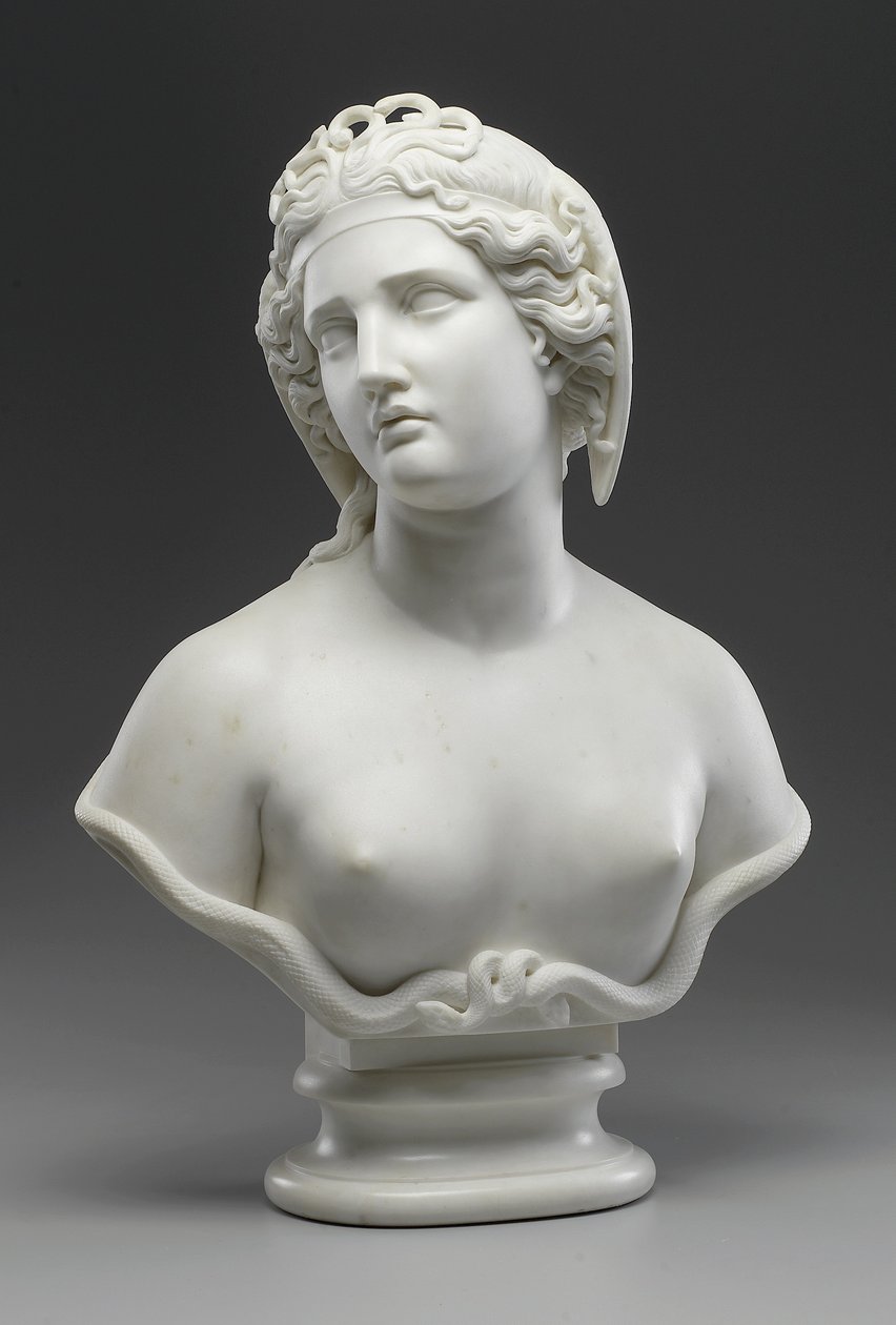Medusa by Harriet Goodhue Hosmer