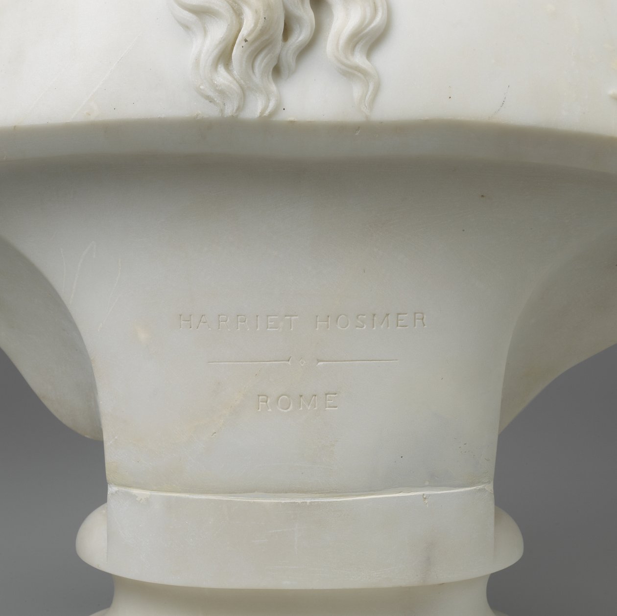 Medusa, yaklaşık 1854 (mermer) by Harriet Goodhue Hosmer