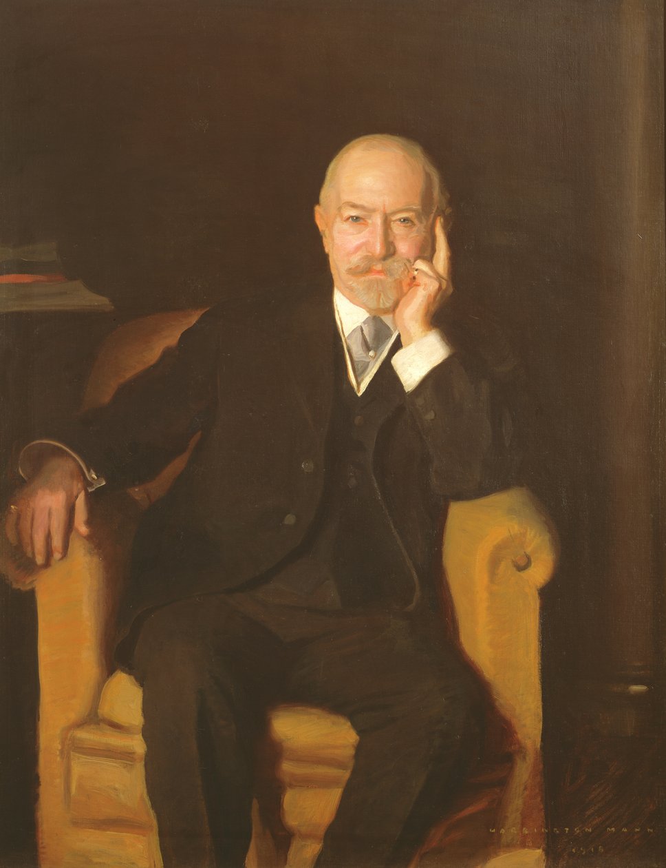 Jacob S. Schiff, 1918 by Harrington Mann