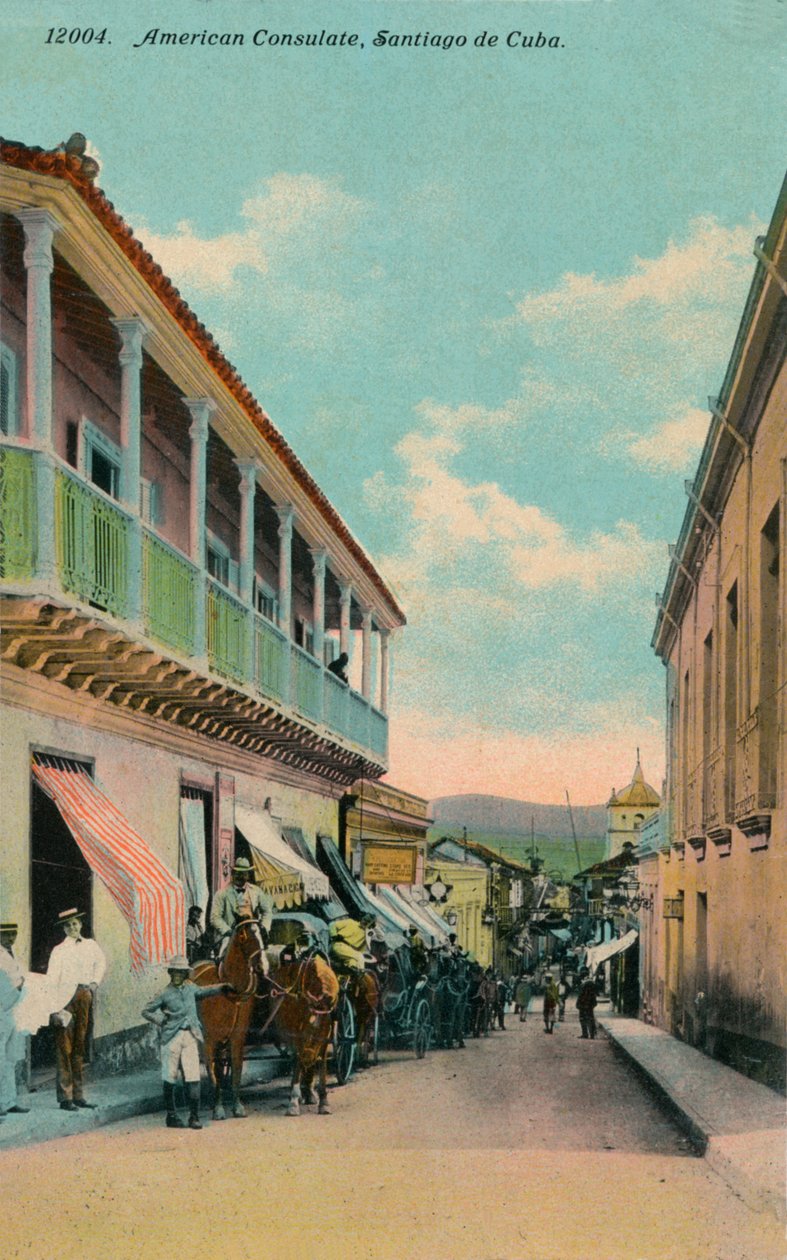 Amerikan Konsolosluğu, Santiago de Cuba, c1911 by Harris Bros and Co