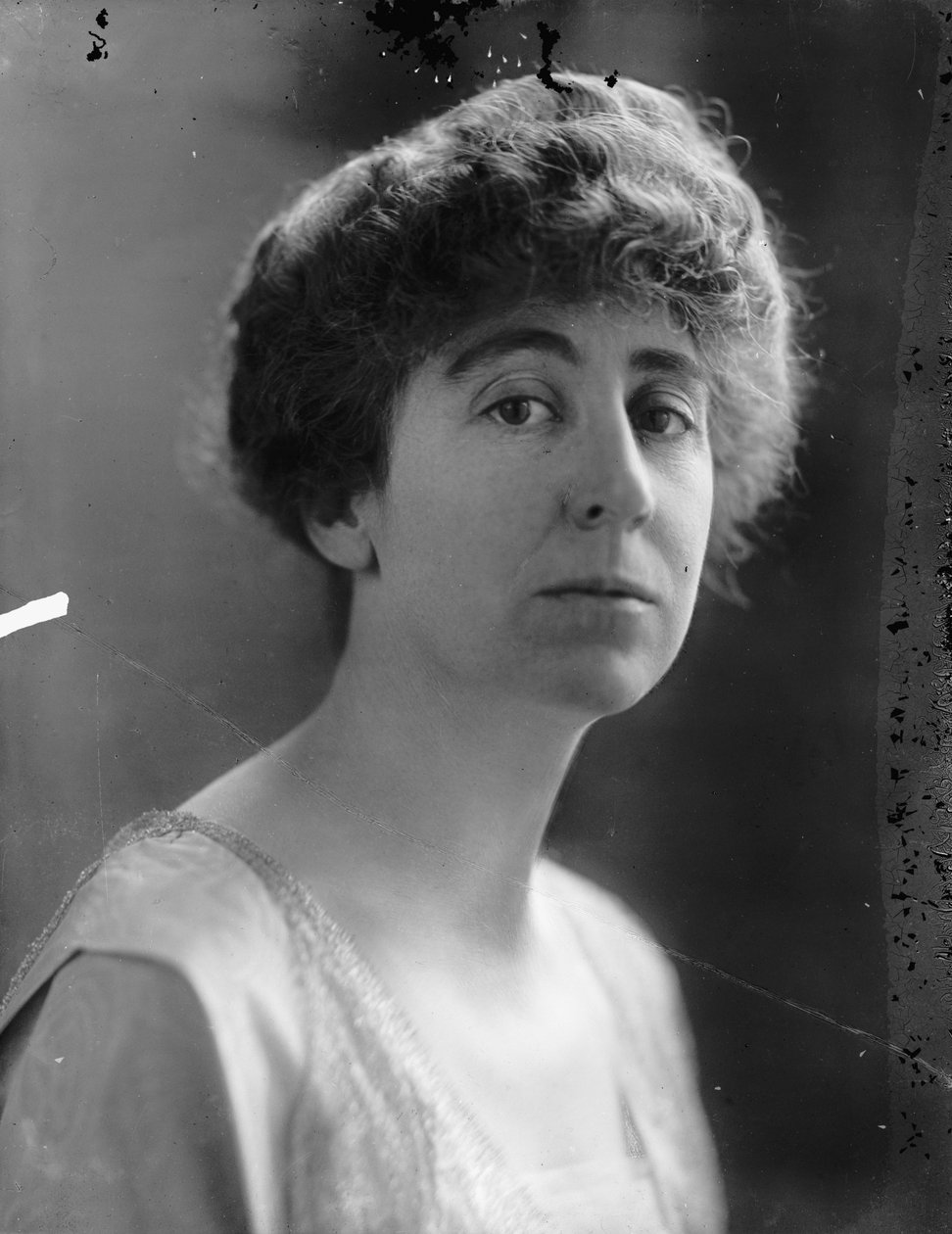 Jeanette Rankin, 1917 dolayları (s/b fotoğraf) by Harris & Ewing