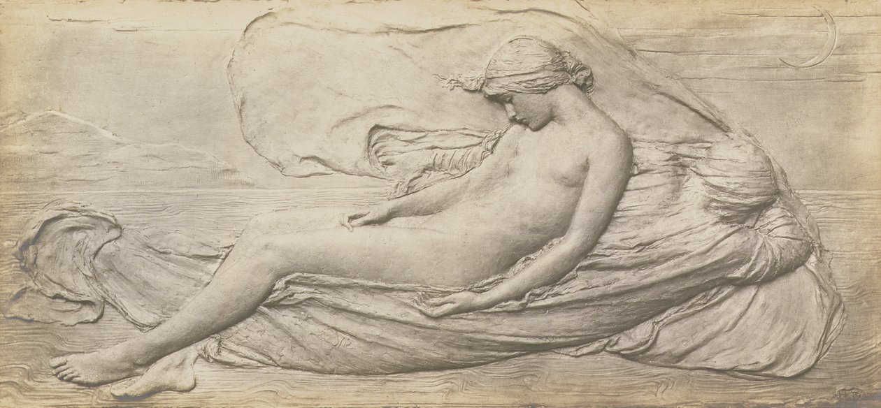 The Story of Psyche: Psyche Borne by Zephyr (gümüş bronz) (ayrıca bkz. 198358 ve 198359) by Harry Bates