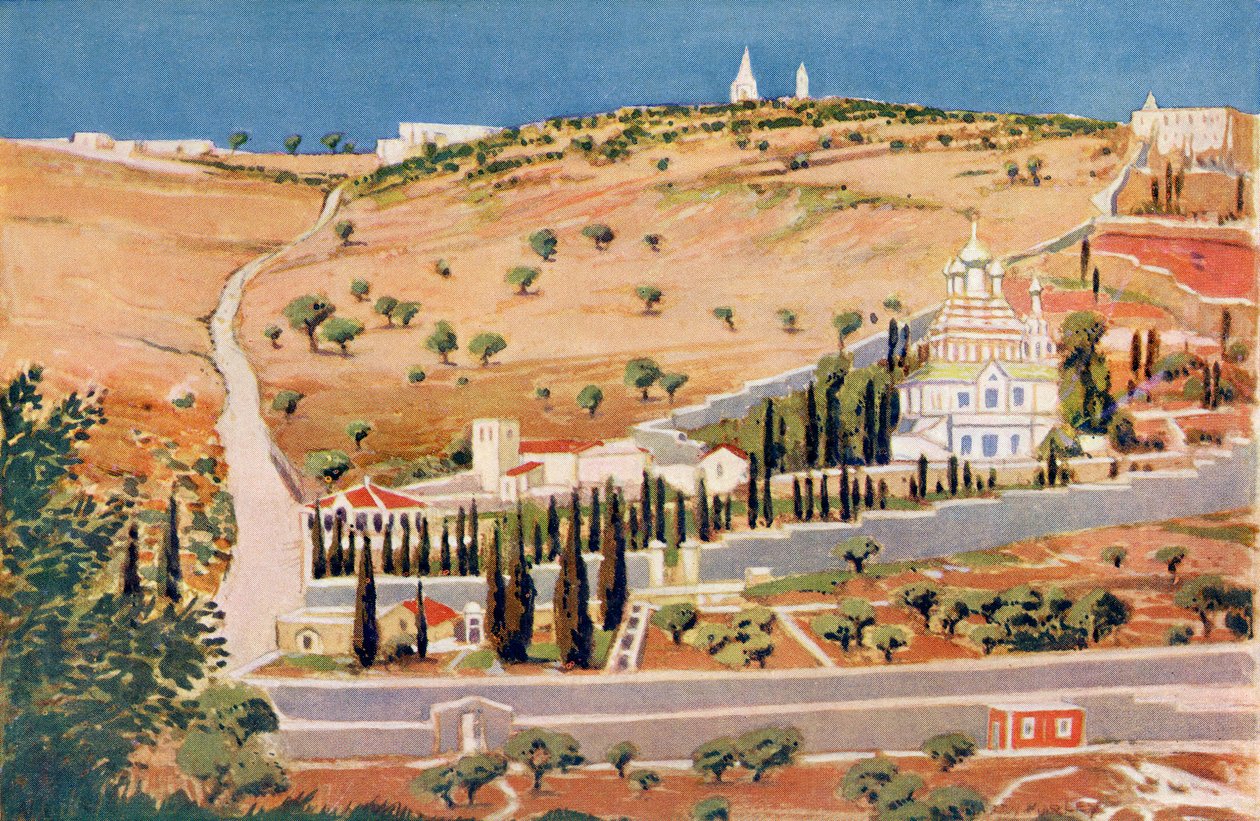 Zeytin Dağı, Kudüs, c.1910 by Harry Morley
