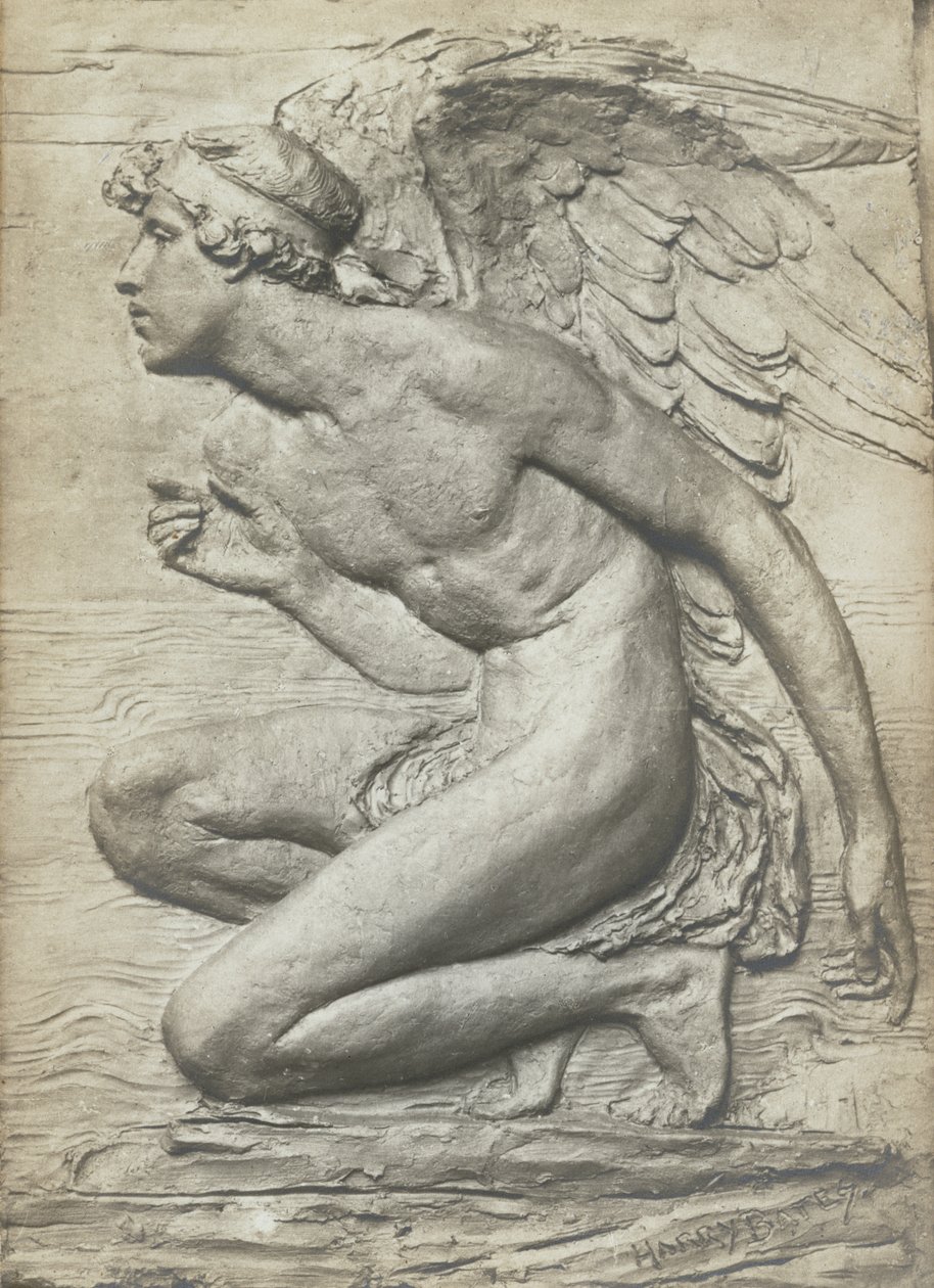 The Story of Psyche: Cupid (gümüş bronz) (bkz. 198359 ve 201279) by Harry Bates