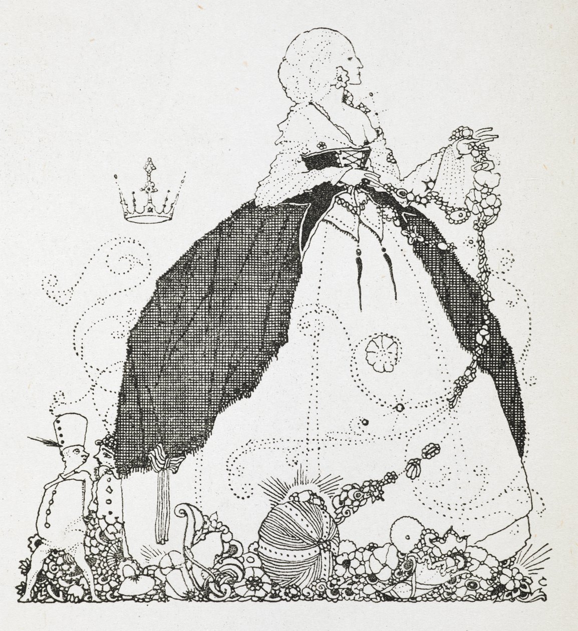 Hikaye için illüstrasyon, 'Peri'. by Harry Clarke