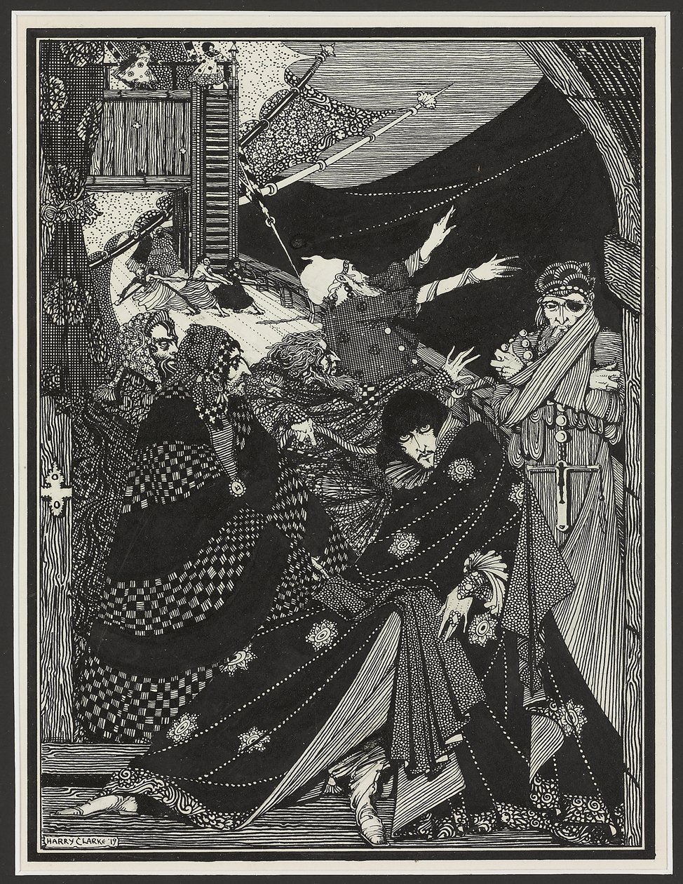 Şişede Bulunan Mesaj, 1918 by Harry Clarke