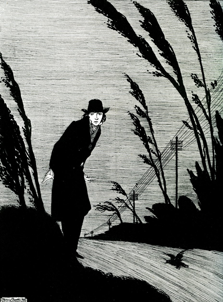 Hepsinin ortasında soğuk beyaz bir yüz vardı by Harry Clarke