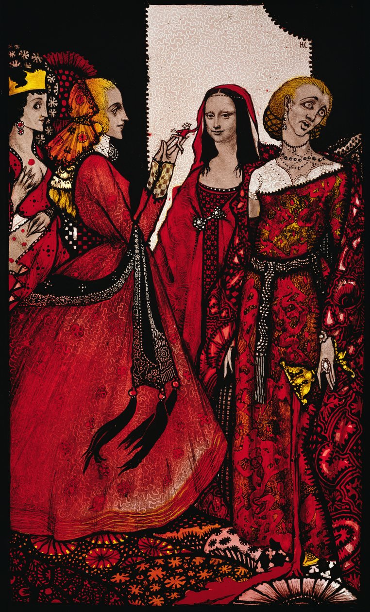Parmağı bir zamanlar erkekleri heyecanlandıran kraliçeler Harry Clarke