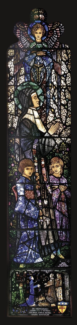 İki Çocuklu Kutsanmış Julie, 1927 by Harry Clarke