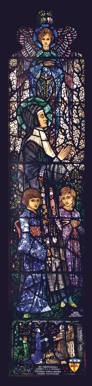 İki Çocuklu Kutsanmış Julie, 1927 by Harry Clarke