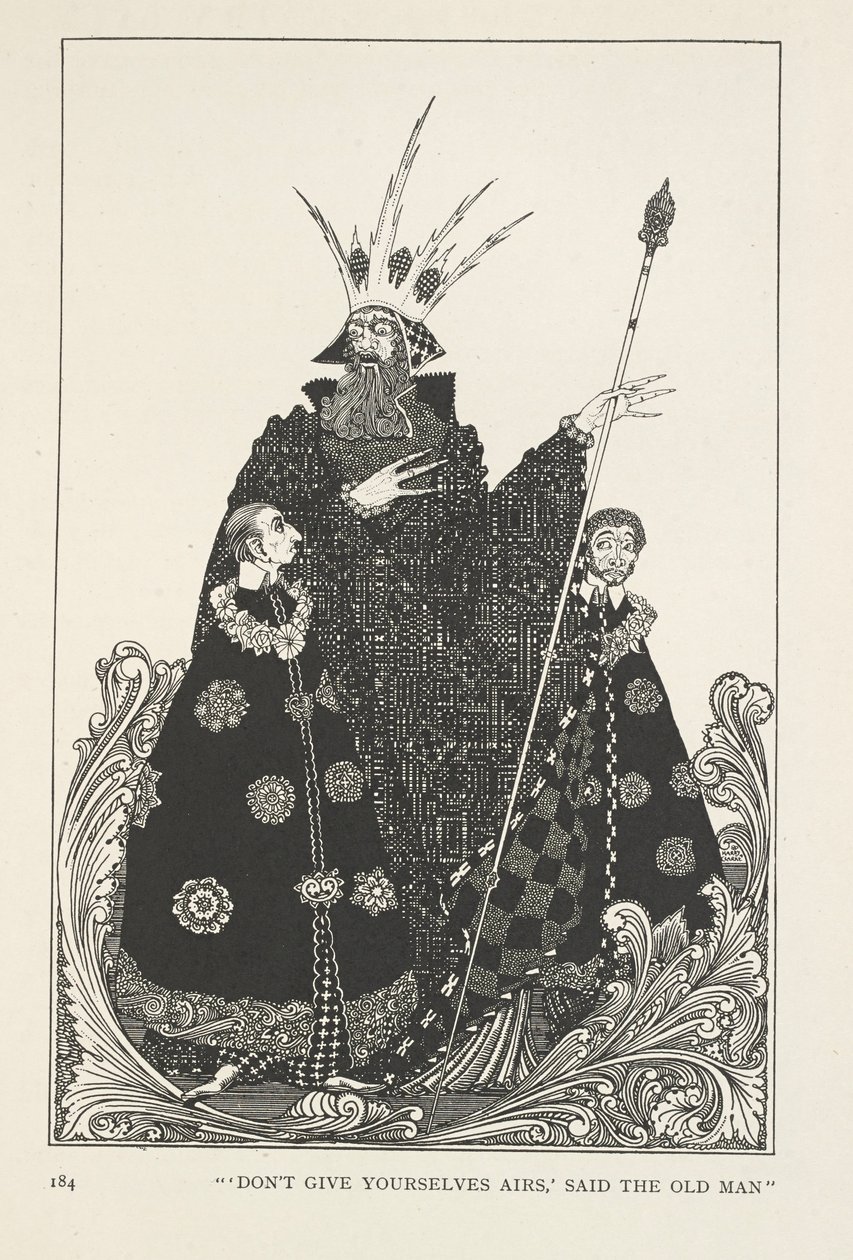 Elf Tepesi. Yaşlı adam, "Kendinize hava atmayın" dedi. by Harry Clarke
