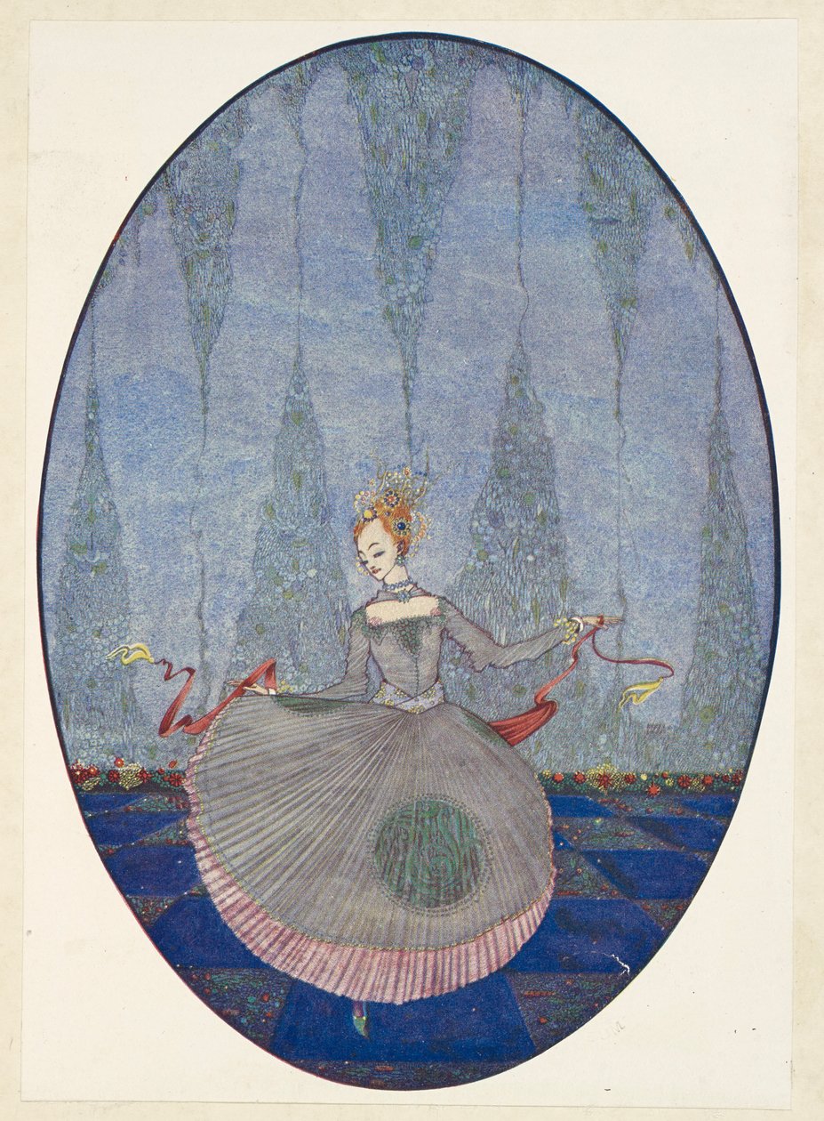 Küçük Deniz Kızı. Henüz kimsenin dans etmediği şekilde yerde dans etmek. by Harry Clarke
