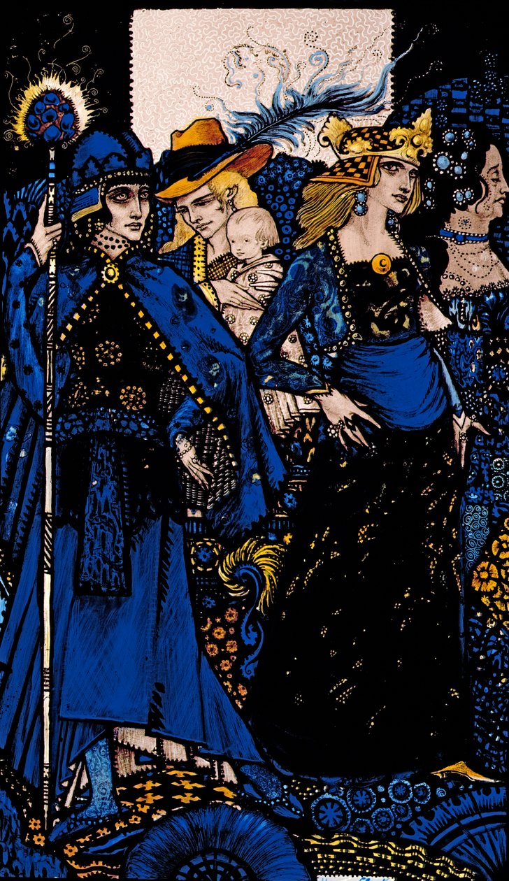 The Queens of Sheba, Meath ve Connaught Çizimi, Harry Clarke