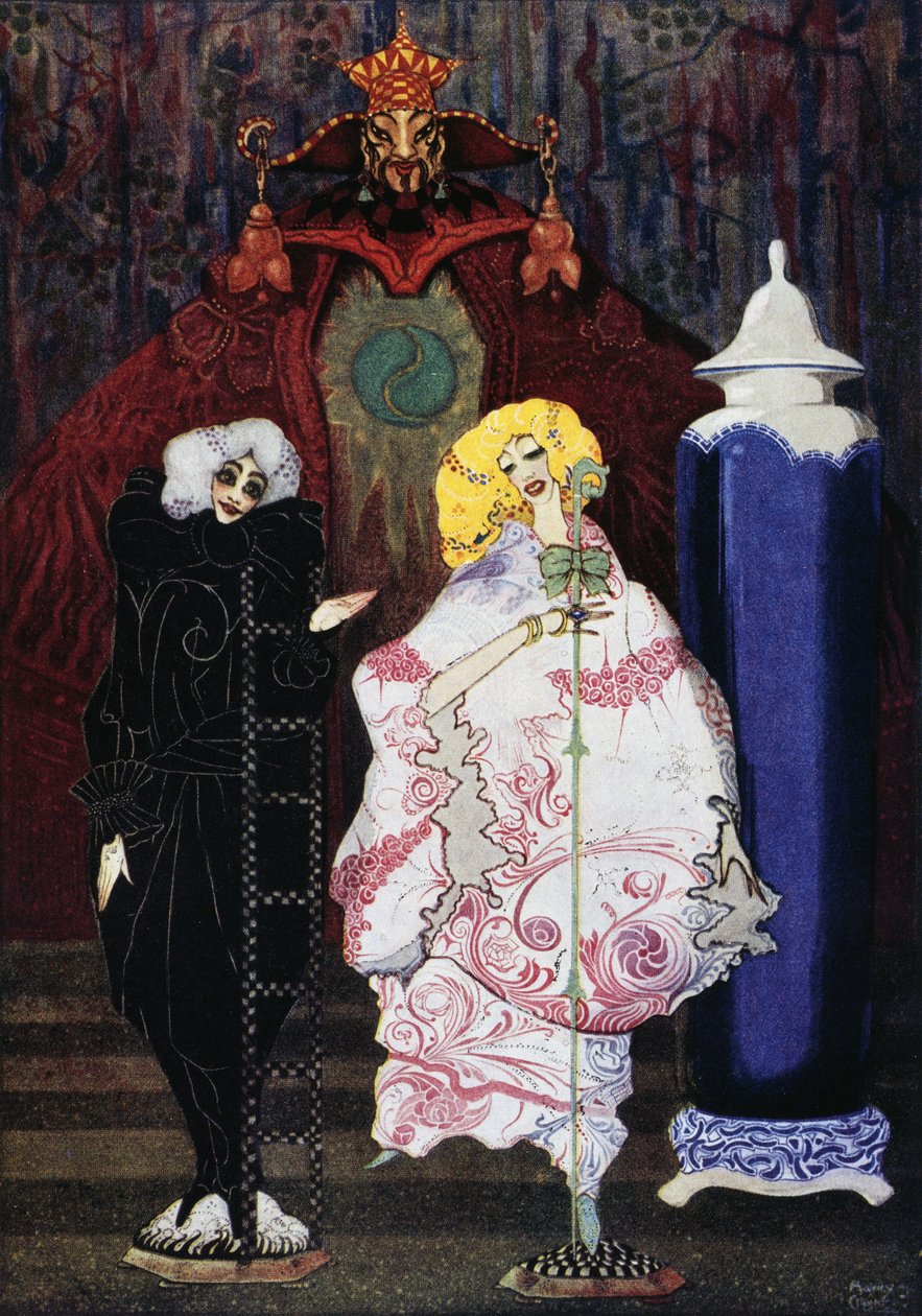 Çoban ve Baca Temizleme, Hans Christian Andersen (1805-1875) tarafından peri masalı, Harry Clarke (1890-1931) tarafından çizim by Harry Clarke