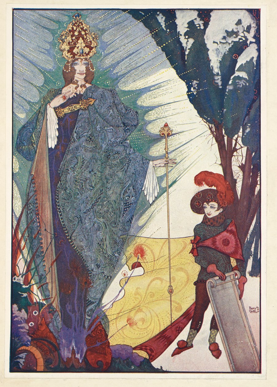 Kar Kraliçesi. Kay ve Kar Kraliçesi. by Harry Clarke