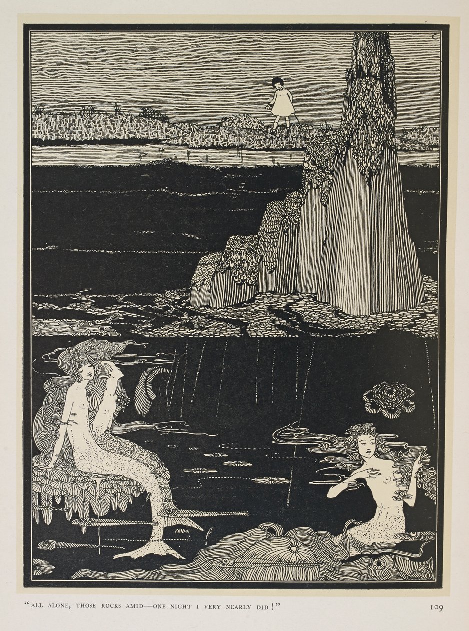 Çok Yakında! "Tek başıma, o kayaların ortasında... bir gece neredeyse başaracaktım!" Üç denizkızı by Harry Clarke