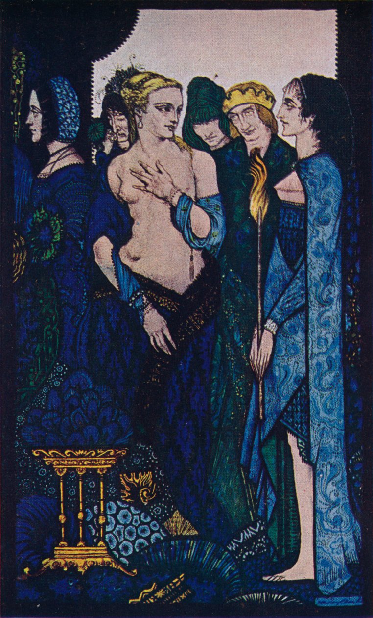 Lucrezia Crivelli ve Titians Lady adını verdik, c1910 by Harry Clarke