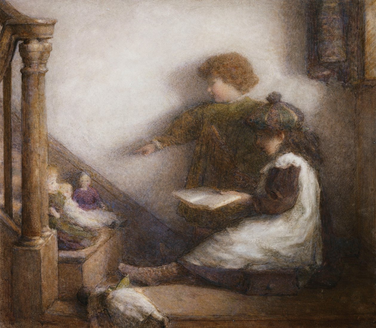 Genç Okul Metresi ve Yardımcısı by Harry E. Jones